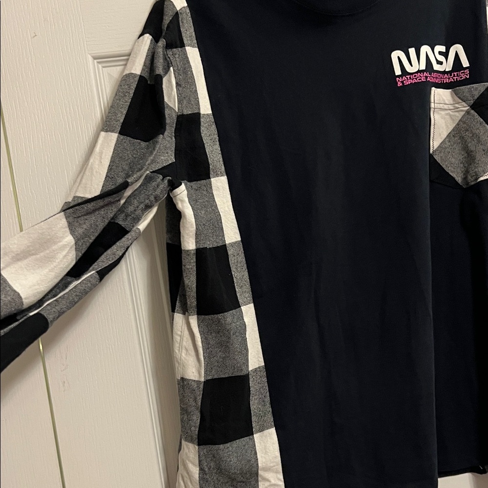 Upcycled NASA Neon Astronaut Top - Picture 3 of 8